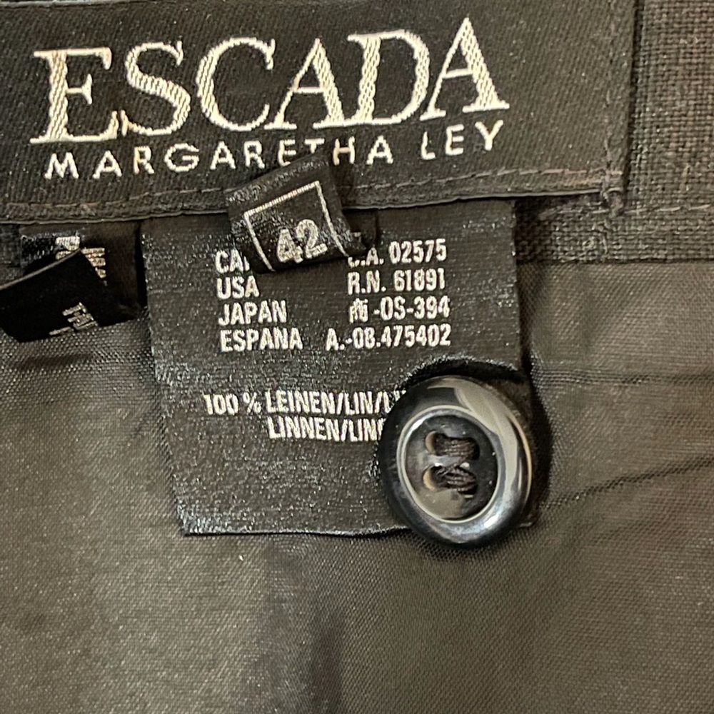 ESCADA Margaretha Ley100% Linen Skirt - Picture 3 of 7
